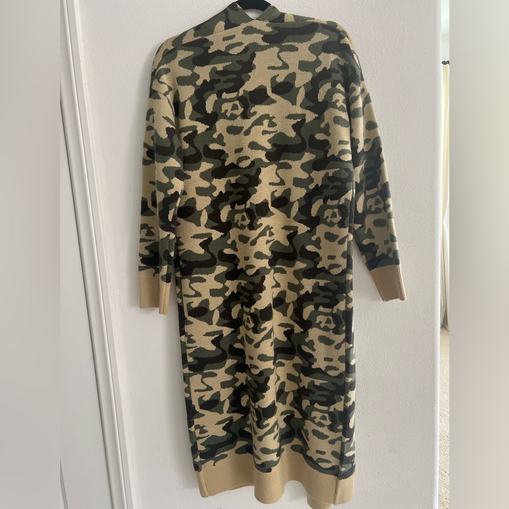 Attitudes by Renee Camouflage Open Cardigan - Picture 12 of 14